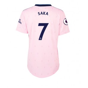 Arsenal Bukayo Saka #7 kläder Kvinnor 2022-23 Tredje Tröja Kortärmad